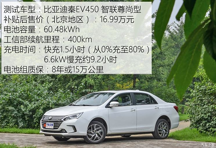 BYD Qin 2018 Qin EV450 Zhilian Zunshang Type